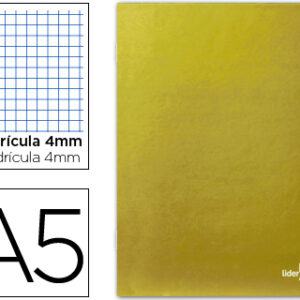 Caderno Escolar Scriptus 48F A5 Quadriculado 4 mm Capa Laranja Papel 90 Gr
