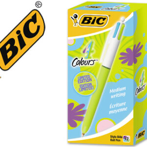 Caneta Bic Quatro Cores Pastel Edicao Limitada