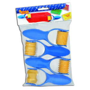 Roldana Jovi p/ Marcar e Modelar Pasta Bolsa de 4 Unidades Sortidas
