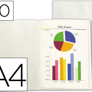 Capa Catalogo Din A4 c/ 30 Bolsas Transparente