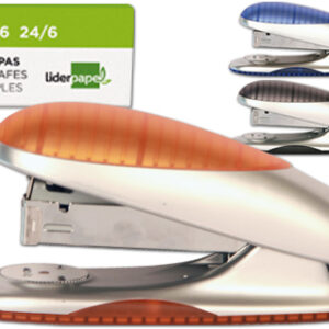 Agrafador Plastico Cores Sortidas Capacidadee 20 Folhas - Agrafos 24/6 22/6 + Caixa de Agrafos