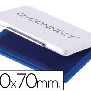 Almofada p/ Carimbo Q-Connect N?2 Azul 110X70mm