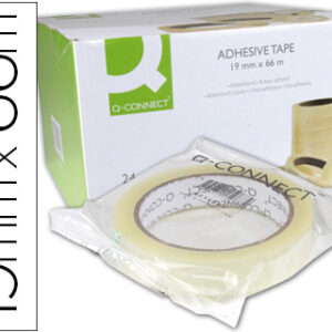 Fita Adesiva Q-Connect 66 Mt X 19 mm Encelofanada