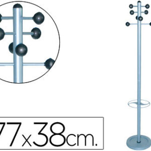 Cabide Sie Metalico 626 c/ Porta Guarda Chuva 8 Suportes 1,77X38 cm