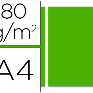 Papel de Cor Din A4 80 Gr Verde Intenso (100 Folhas)