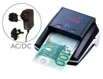 Detetor de Notas Falsas Q-Connect c/ Carregador Eletrico Porta Usb Atualizacao de Moedas