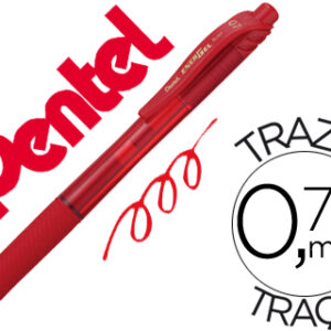 Roller Pentel Energel Bl107 0.7mm Vermelho
