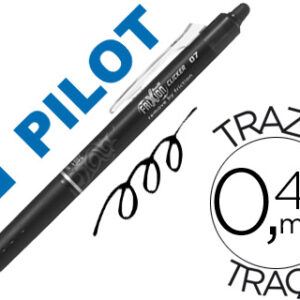 Caneta Pilot Frixion Clicker Apagavel 0,7 mm Cor Preto