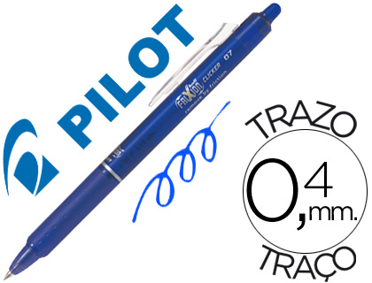Caneta Pilot Frixion Clicker Apagavel 0,7 mm Cor Azul