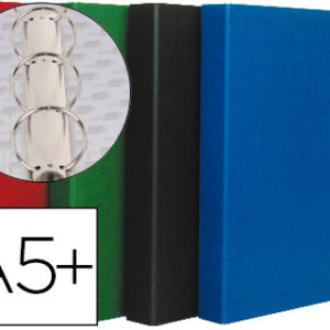 Capa 4 Aneis 25mm Redondos Cartão Forrado Paper Quarto Cores Sortidas