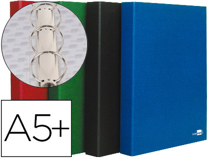 Capa 4 Aneis 25mm Redondos Cartão Forrado Paper Quarto Cores Sortidas
