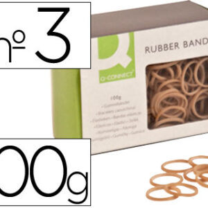 Elasticos Q-Connect 100 Gr Numero 3