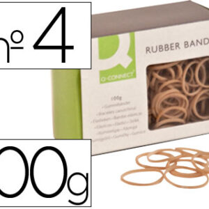 Elasticos Q-Connect 100 Gr Numero 4