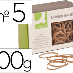 Elasticos Q-Connect 100 Gr Numero 5