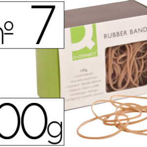 Elasticos Q-Connect 100 Gr Numero 7