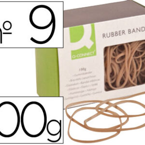 Elasticos Q-Connect 100 Gr Numero 9