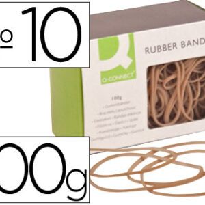 Elasticos Q-Connect 100 Gr Numero 10
