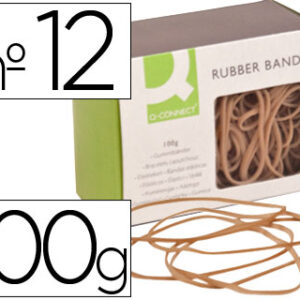 Elasticos Q-Connect 100 Gr Numero 12
