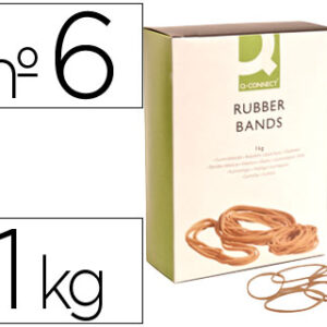 Elasticos Q-Connect 1000 Gr Numero 6