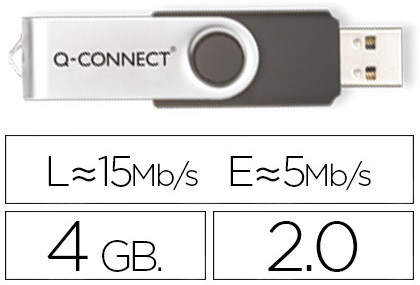 Pen Drive USB Flash 4GB - Q-CONNECT