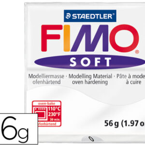 Pasta p/ Modelar Staedtler Fimo Soft 56 Gr Cor Branco
