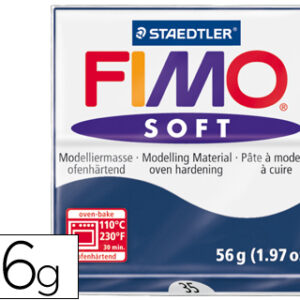 Pasta p/ Modelar Staedtler Fimo Soft 56 Gr Cor Azul Windsor