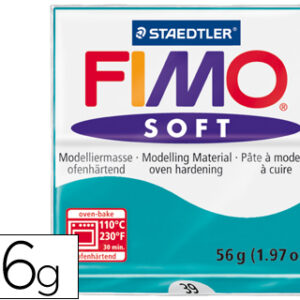 Pasta p/ Modelar Staedtler Fimo Soft 56 Gr Cor Verde Menta