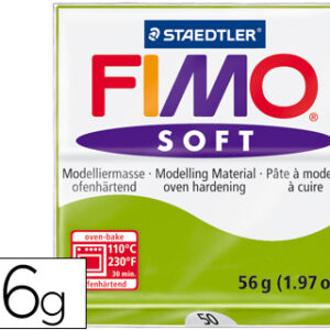 Pasta p/ Modelar Staedtler Fimo Soft 56 Gr Cor Verde Maçã