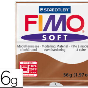 Pasta p/ Modelar Staedtler Fimo Soft 56 Gr Cor Caramelo