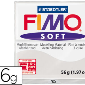 Pasta p/ Modelar Staedtler Fimo Soft 56 Gr Cor Cinza
