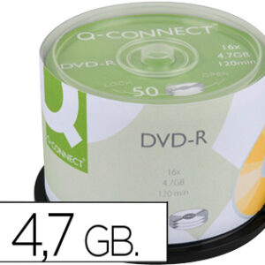 Pack 50x DVD-R 4.7GB 16x - Q-CONNECT