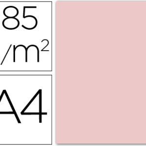 Cartolina Guarro A4 Rosa 185 Gr (50 Folhas)