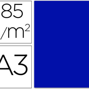 Cartolina Guarro A3 Azul Ultramar 185 Gr (50 Folhas)