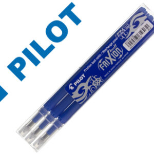 Recarga Esferografica Pilot Frixion Ball Clicker Azul Caixa de 3 Unidades