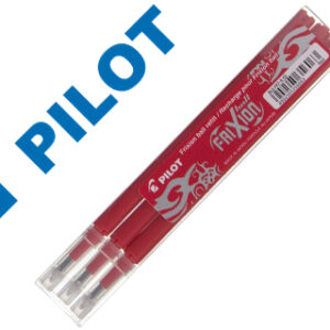 Recarga Esferografica Pilot Frixion Ball Clicker Vermelho Caixa de 3 Unidades