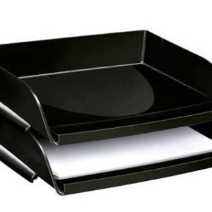 Tabuleiro de Secretaria Cep Plastico Preto Greenspirit Plastico 348X257X66 mm