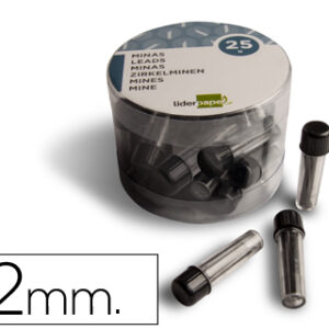 Minas p/ Compasso 2mm Estojo de 3 Minas