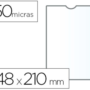 Bolsa Catalogo Q-Connect Din A5 150 Microns PVC Transparente 148x210 mm (1 Unidade)