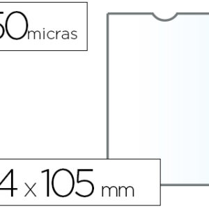Bolsa Catalogo Q-Connect Din A7 150 Microns PVC Transparente 74x105 mm (1 Unidade)