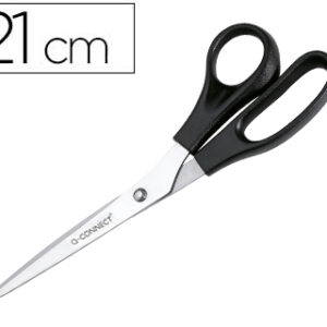 Tesoura de Escritorio Q-Connect p/ Esquerdinos 21 cm
