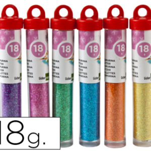 Purpurina Fantasia Cores Metalicas Pastel Frasco de 18 Gr