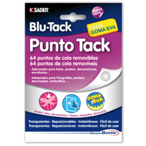 Massa Adesiva Bostik Blu Tack Punto Tack 64 Pontos de Cola