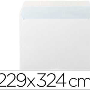 Envelope C4 Branco 229X324 Mm Tira De Silicone Pack De 25 Unidades