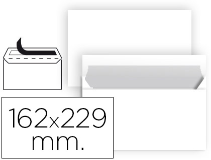 Envelope N 11 Branco Din C5 162X229 mm Tira de Silicone (25 Unidades)