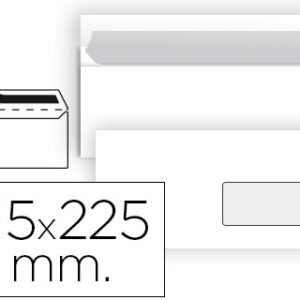 Envelope N 4 Branco Americano Janela Direita 115X225 mm Tira de Silicone (25 Unidades)