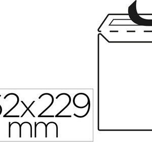 Envelope Bolsa N 16 Branco C5 162X229 Mm Tira De Silicone Pack De 25 Unidades