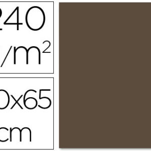 Cartolina 240 Gr 50X65 cm Castanho Chocolate