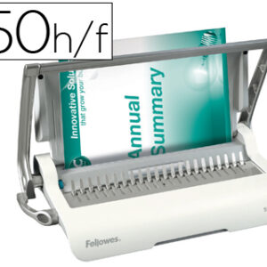 Encadernadora Fellowes Star+150 Perfura 12 Folhas Formato Din A4 Encaderna Ate 150 Folhas