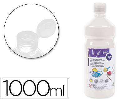 Guache Escolar 1000 ml Branco