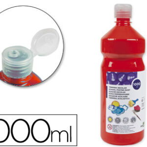 Guache Escolar 1000 ml Vermelho